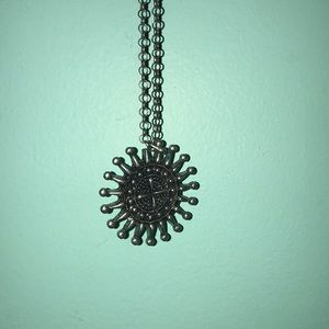 Long lucky brand necklace